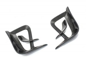 FIAT 500 Front Side Air Duct Diffuser Set - Carbon Fiber - 595 EU Model - Estremo